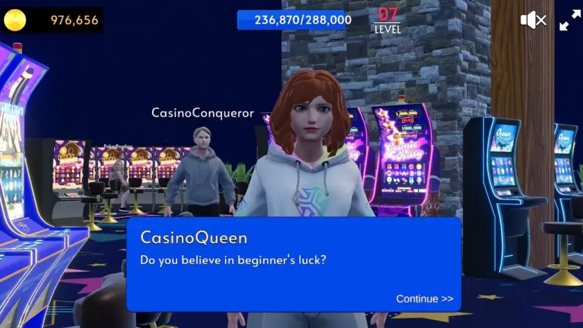 AI NPCs in Social Casino Virtual World Dreamlands