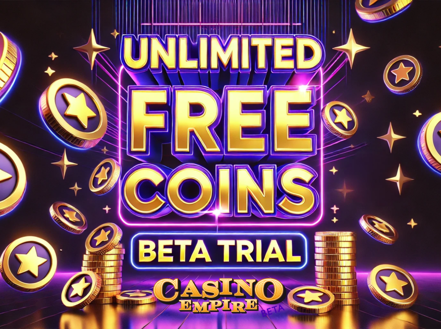 Take full advantage of the unlimited free coins offered in the CasinoEmpire.io Beta.