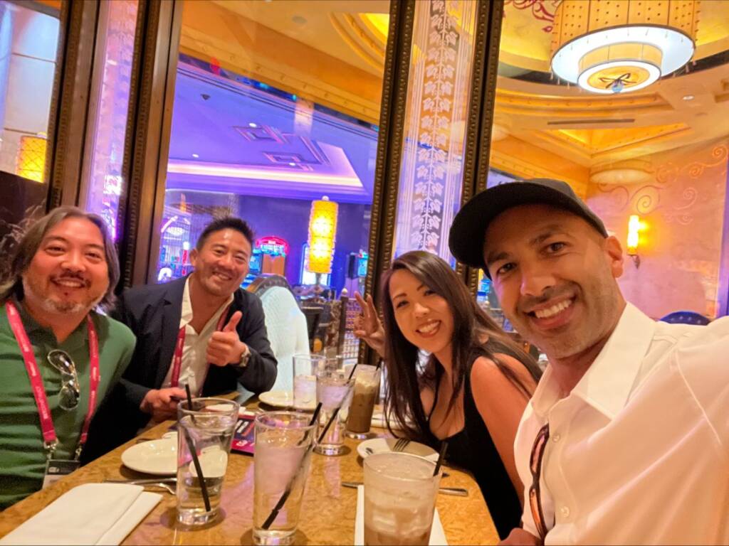 G2E in Las Vegas: The Must-Attend Event for Gaming Enthusiasts with TinyRex Gaming Kenny Huang & Michael Lee of Mega Fame and Lucky Lady Games Sandra Wong & Bobby Mann
