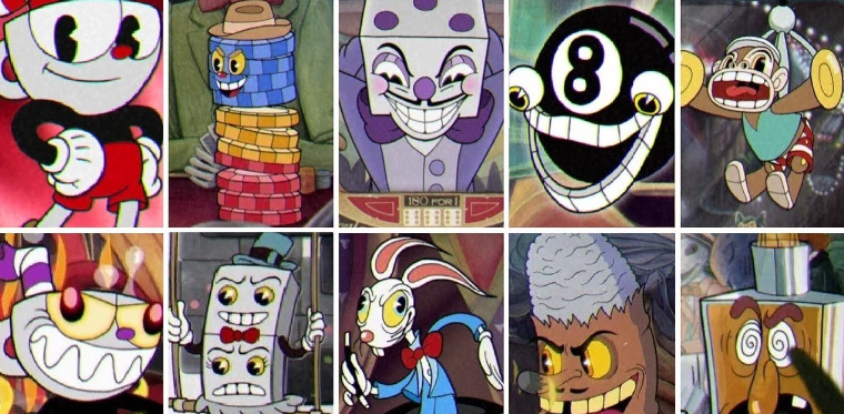 Cuphead Bosses and characters Casino Souls - Casino Cups